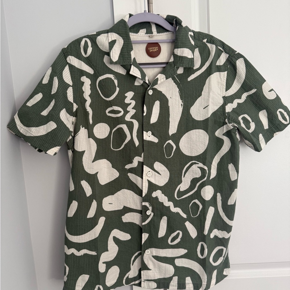 Common People Abstract Print Shirt